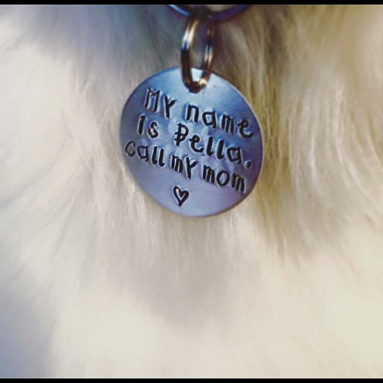 critter bling custom tag